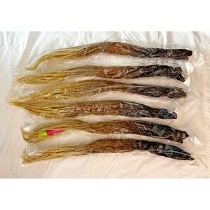 24" Synthetic Crochet Box Braids Ombre Color Braiding Hair Extensions Set 6